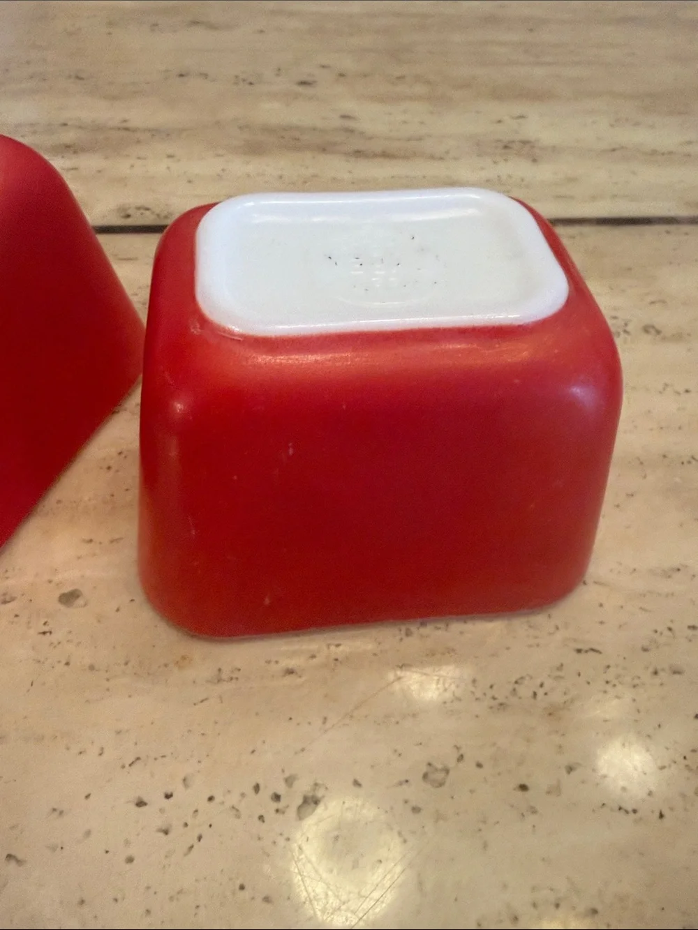 Pyrex primary colors refrigerator dish